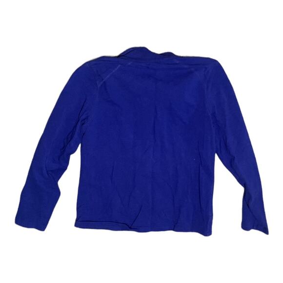 Talbots blue lightweight full zip jacket woman’s size medium - Picture 2 of 6